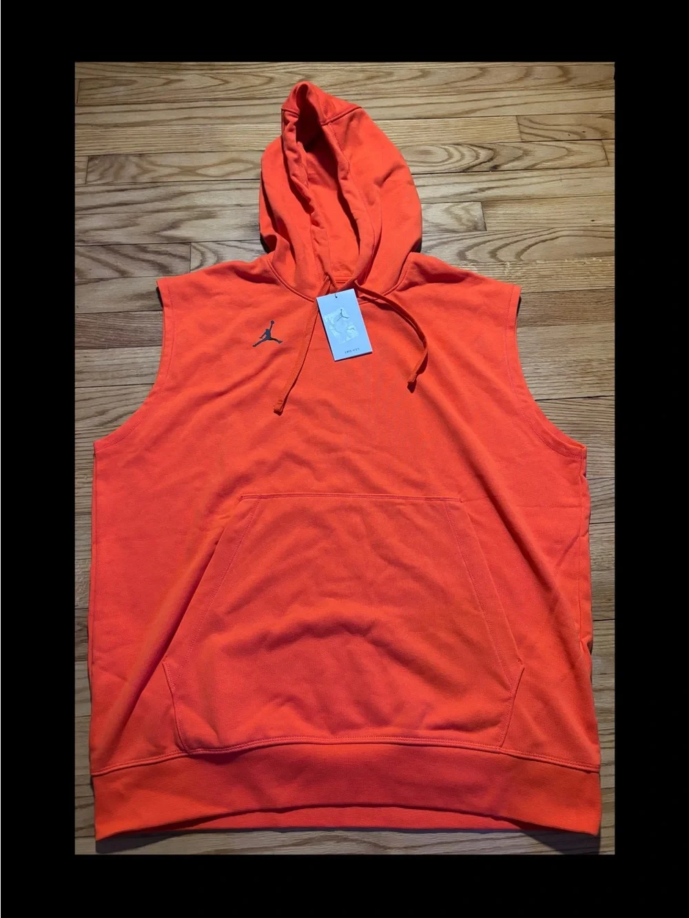 NIKE JORDAN JUMPMAN DRI FIT SLEEVELESS HOODIE Men’s Sz Large New!!